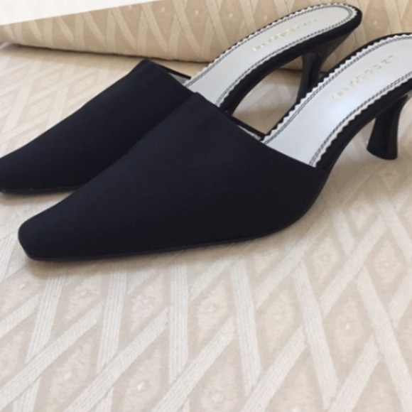 Urban Outfitters Shoes - Vintage Black Liz Claiborne Mules Shoes 7 7.5